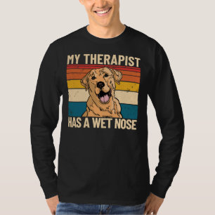 Camiseta Mi Terapia Tiene Un Mascota De La Nariz Mojada, El