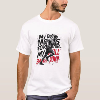 Camiseta Mi testamento nunca se detiene - Diseño de atleta