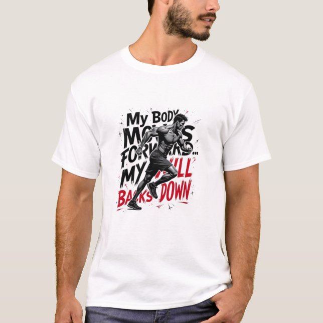 Camiseta Mi testamento nunca se detiene - Diseño de atleta (Anverso)