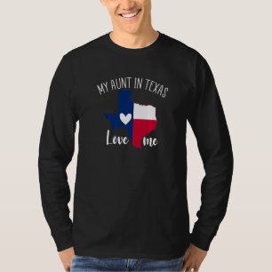Camiseta Mi tía en Texas me ama regalo de Texas amor tejano