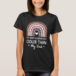Camiseta Mi Tía Es Definitivamente Más Fría Que La Tía De M