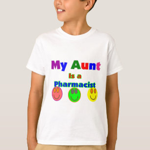 Camiseta "Mi tía es los regalos de los niños farmacéutico"