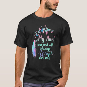 Camiseta Mi tía es mi ángel de la guarda en el cielo Recuer