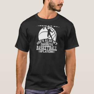 Camiseta Mi tía es mi deportista favorito de baloncesto