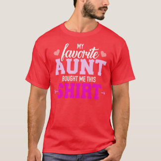 Camiseta Mi tía favorita me compró este regalo