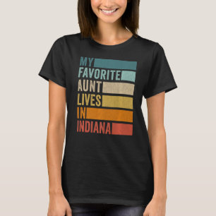 Camiseta Mi Tía Favorita Vive En El Vintage Indiana