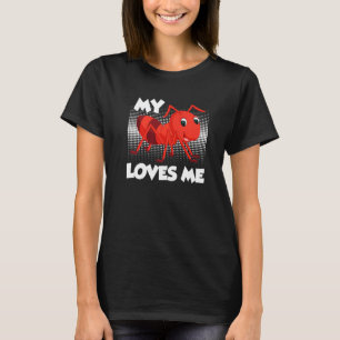 Camiseta Mi tía me ama mi hormiga me ama mejor tía