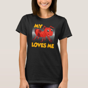 Camiseta Mi tía me ama mi hormiga me ama mejor tía 1