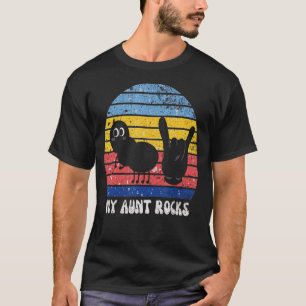 Camiseta Mi tía roca graciosa tía, sobrino y niec