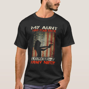 Camiseta Mi tía tiene la espalda - Orgulloso Ejército Ni