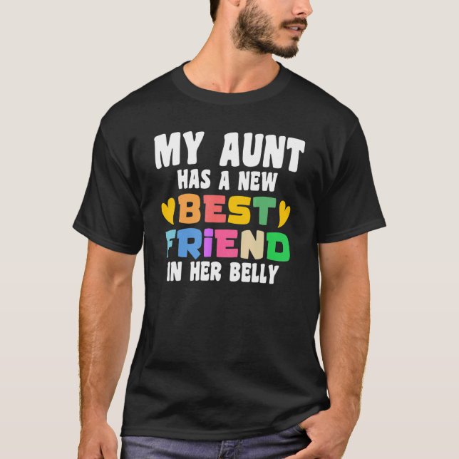 Camiseta mi tía tiene un nuevo mejor amigo primo Palabras m (Anverso)