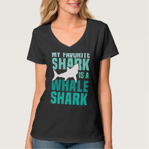 Camiseta Mi Tiburón favorito es un tiburón gracioso de tibu