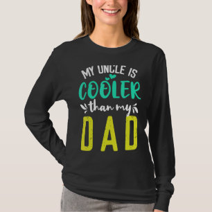 Camiseta Mi tío es más frío que mi papá niños lindos Sobrin