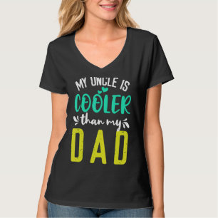 Camiseta Mi tío es más frío que mi papá niños lindos Sobrin