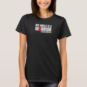 Camiseta Mi Tío Es Un Guerrero Concientización Sobre El Vih