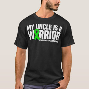 Camiseta Mi tío es un Guerrero Linfoma Conciencia sobre el