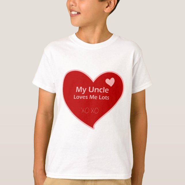 Camiseta Mi tío Loves Me Lots (Anverso)