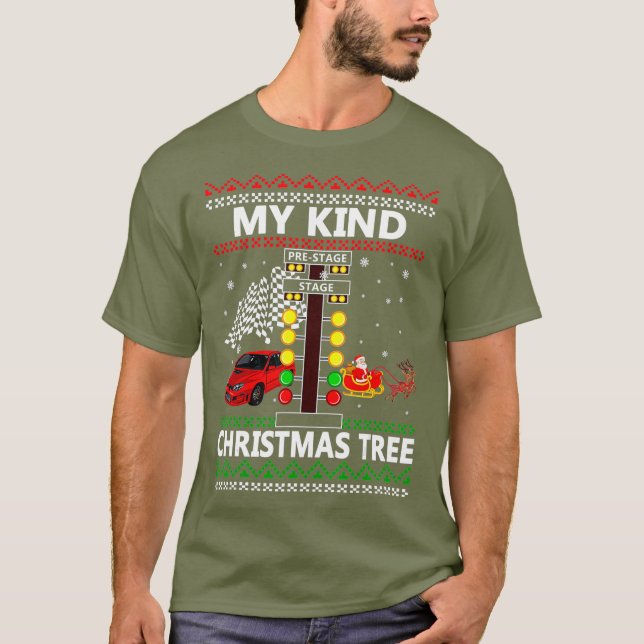 Camiseta Mi Tipo De Árbol De Navidad Arrastrar Navidades De (Anverso)