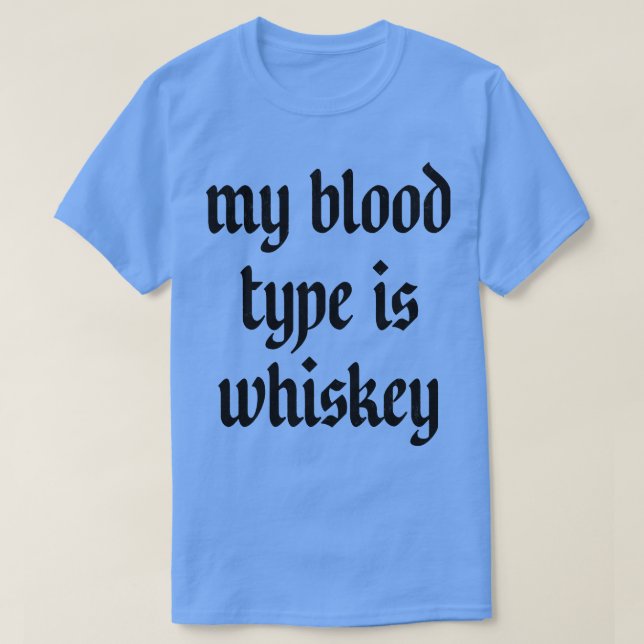 Camiseta Mi Tipo De Sangre Es 1 (Diseño del anverso)