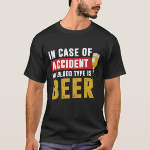 Camiseta Mi tipo de sangre es cerveza