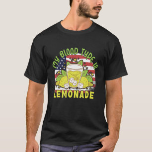 Camiseta MI Tipo De Sangre Es El Negocio Lemonade Stand Lem