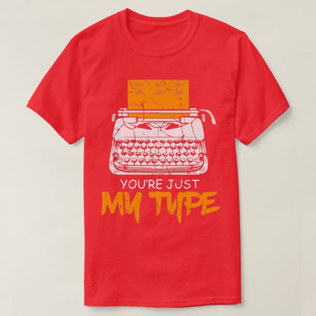 Camiseta Mi tipo Flirty y regalo ingenioso (Diseño del anverso)