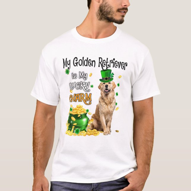 Camiseta Mi Tirador De Oro Es Mi Afortunada Charla De Perro (Anverso)