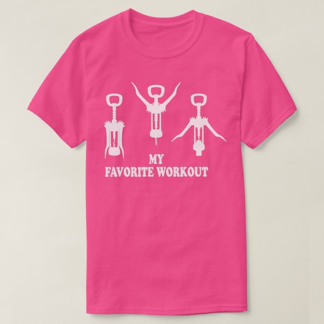 Camiseta Mi tornillo de selección de vinos favorito (Diseño del anverso)