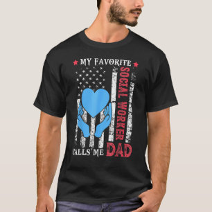 Camiseta Mi trabajador social favorito me llama Fa de la ba