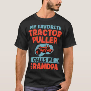 Camiseta Mi Tractor Favorito de Remolque Me Llama Abuelo Tr