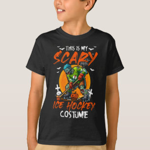 Camiseta Mi Traje de Hockey sobre Hielo Espeluznante Partid
