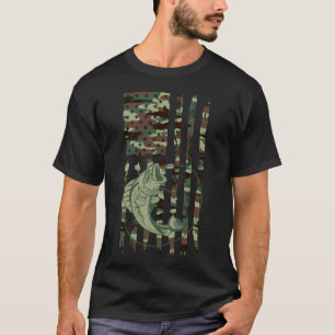 Camiseta Mi traje de pesca afortunado - Lubina de agua dulc