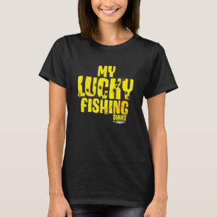 Camiseta Mi traje de pesca afortunado - Pez de agua dulce l