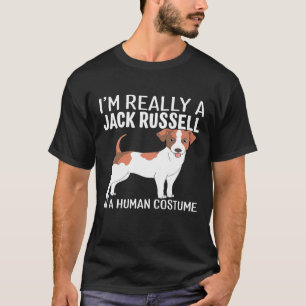 Camiseta Mi Trato Humano Es Un Salón De Perros De Jack Russ