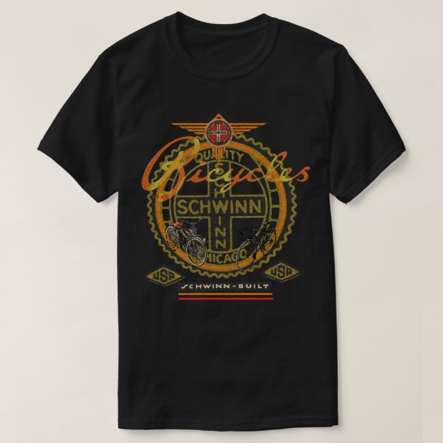 Camiseta Mi tributo a las bicicletas de cosecha Schwinn Vin (Diseño del anverso)