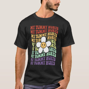 Camiseta Mi Tummy Duele A Tummy Ache Sobreviviente Retro Su