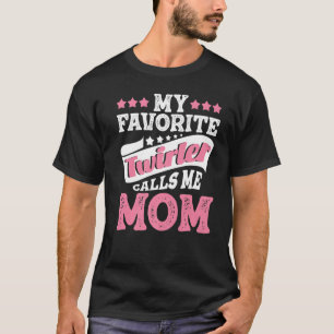 Camiseta Mi Twirler Favorito Me Llamó Mamá Bailando Boca