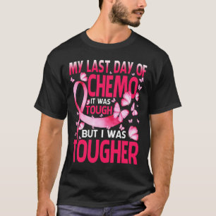 Camiseta Mi Último Día De Chemo Era Consciente Del Tos Cánc
