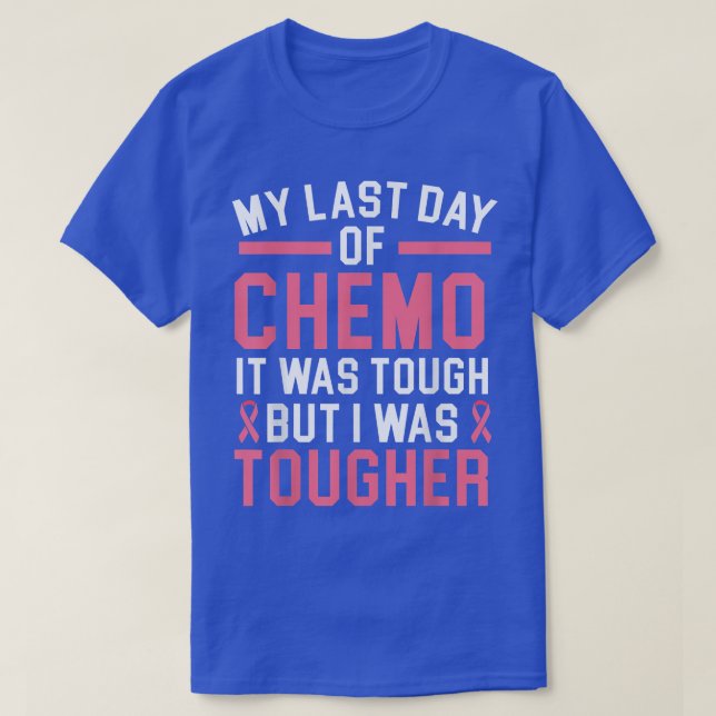 Camiseta Mi Último Día De Chemo Fue Difícil Pero Me Endurec (Diseño del anverso)