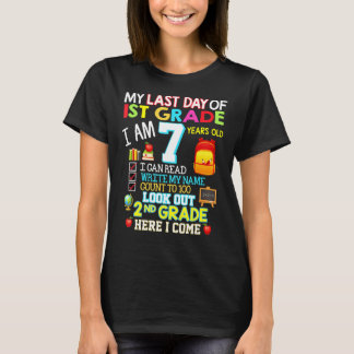 Camiseta Mi Último Día De Primer Grado 2 Aquí Tengo Tanto T