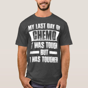 Camiseta mi último día de quimioterapia fue duro, pero fui