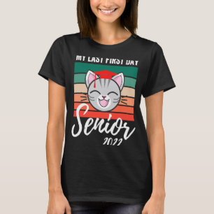 Camiseta Mi último primer día de clase de último año 2022 R