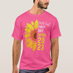 Camiseta Mi Último Primer Día Senior 2023 Girasol Volver A 