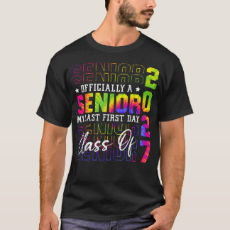 Camiseta Mi último primer día Senior 2027 Clase de 2027