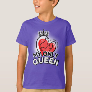 Camiseta : Mi única reina (púrpura)