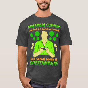 Camiseta Mi Único Copio Que Quiero Centrar En El Trabajo Pe