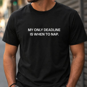 Camiseta Mi único plazo es cuándo dormir la siesta Papá div