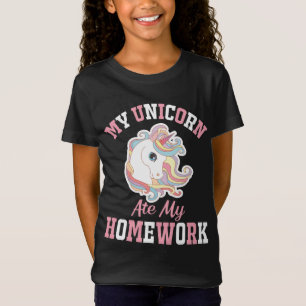 Camiseta Mi unicornio comió mi hogar