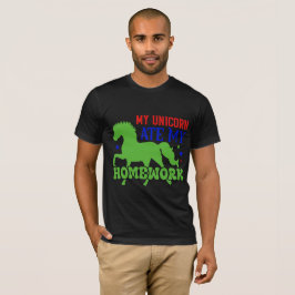 Camiseta Mi unicornio comió mi hogar