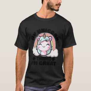 Camiseta Mi Unicornio Cree Que Soy Gran Unicornio Para Unic